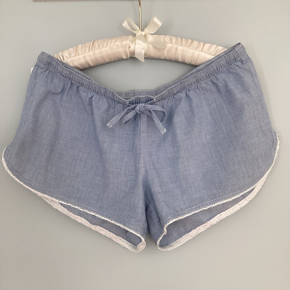 Old Navy Womens Blue Pajama Shorts Size S/P